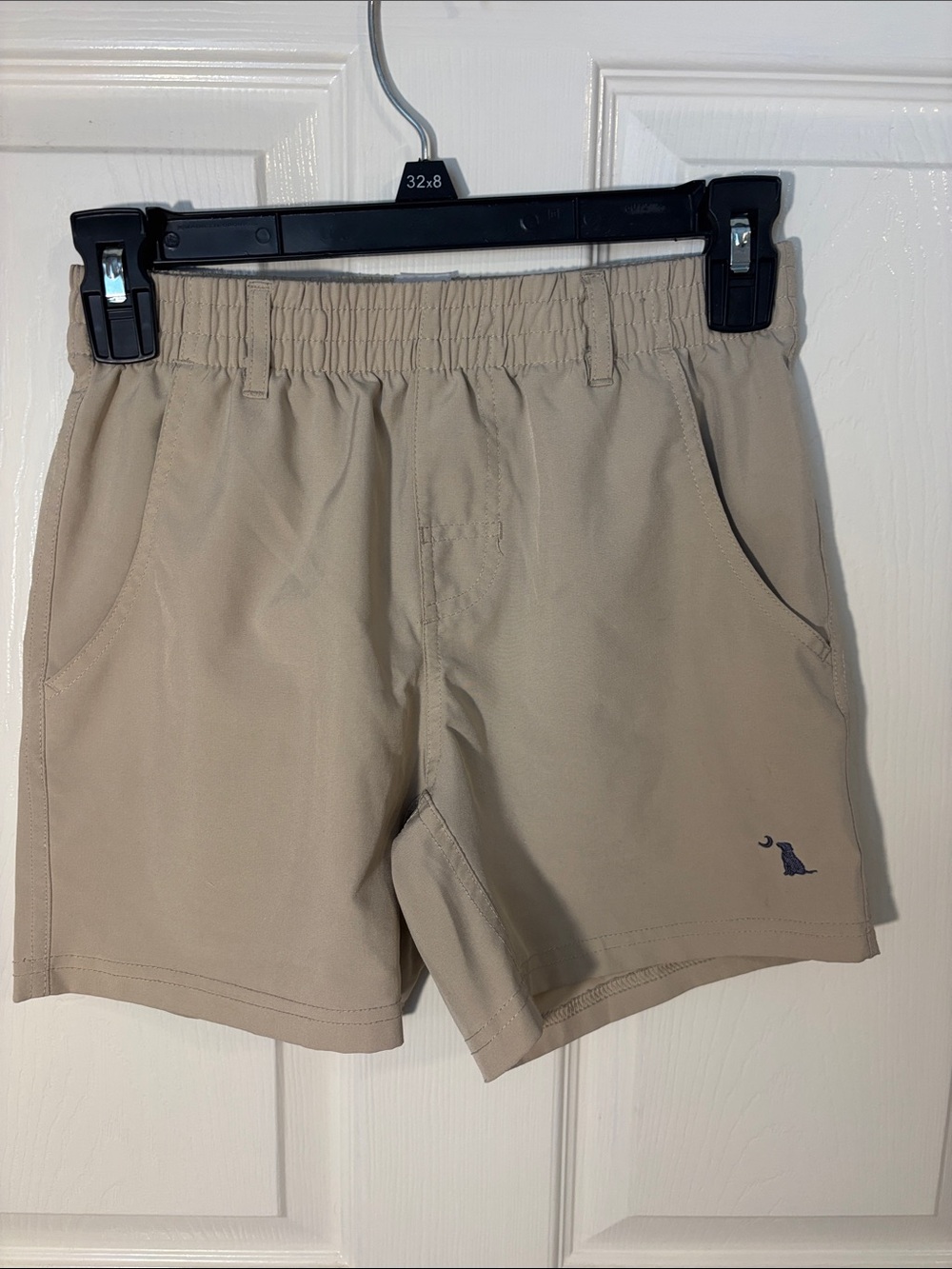 Kids Elastic-Waist Khaki Shorts